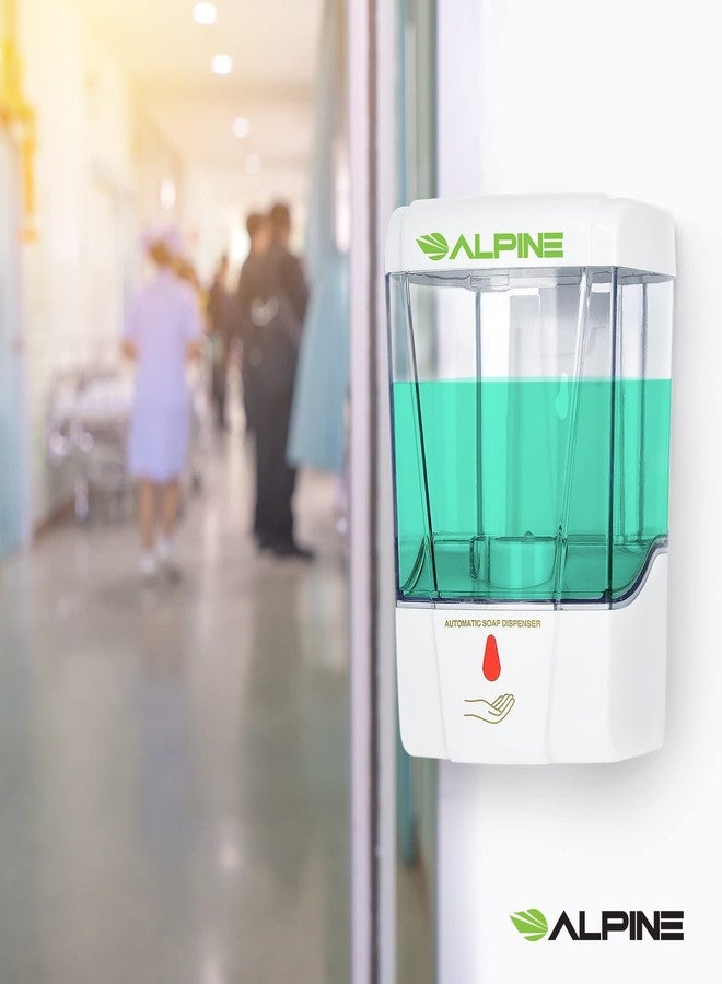 ألبين معقم اليدين الجل الشفاف الأوتوماتيكي من شركة ألبين إندستريز، سعة 700 مل، للاستخدام التجاري الشاق، أبيض - Image 3